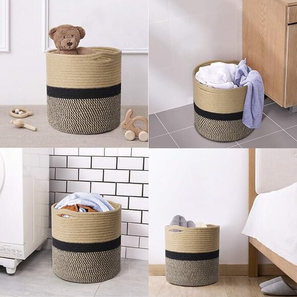 Rope plant basket 11” x 11” - Picture 4 of 7